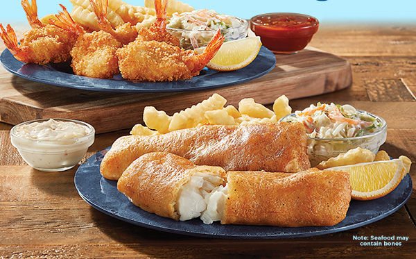 Note: Seafood may contain bones