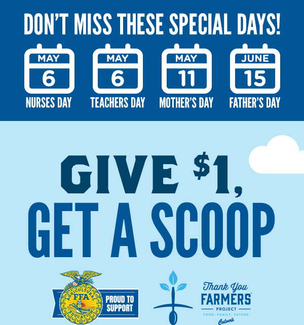 GIVE $1, GET A SCOOP