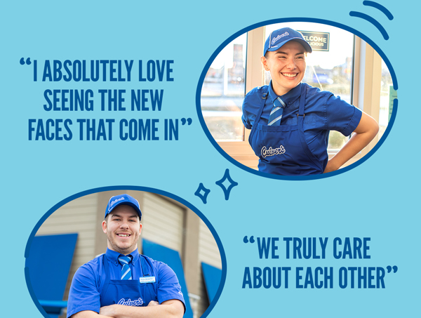 'I absolutely love seeing the new faces that come in.' 'We truly care about each other.' 'You can see that the team is excited to be here.'