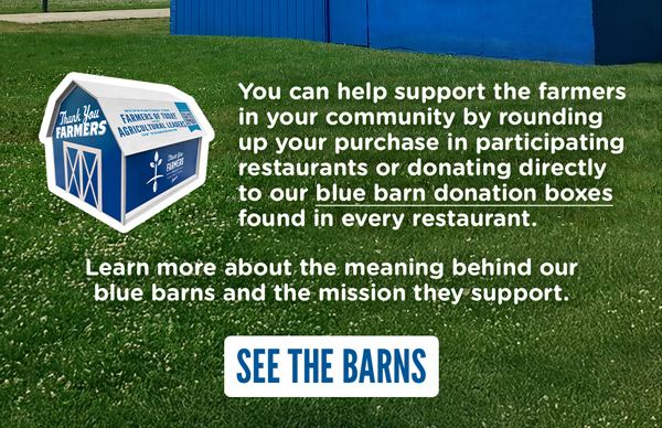 LEARN THE MEANING BEHIND OUR BLUE BARNS AND THE MISSION THEY SUPPORT.