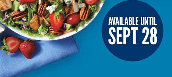 Available until September 28. (*Lemon Ice may still be available at select locations.)