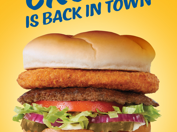 The CurderBurger is no ordinary burger. It's our Deluxe ButterBurger crowned with a golden-fried Cheese Curd the size of a beef patty for crispy, cheesy perfection in every bite.