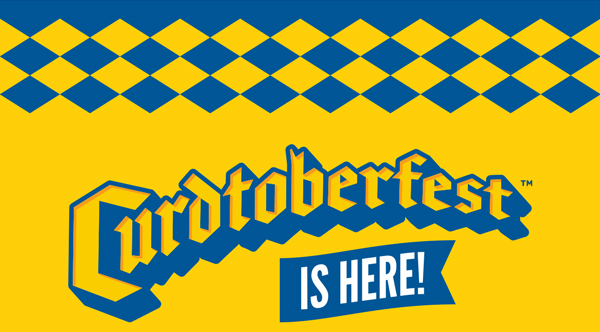 Curdtoberfest is here! A cheesy twist on Oktoberfest, it's our official celebration of Wisconsin Cheese Curds and your official invitation to enjoy gooey, golden goodness all month long.