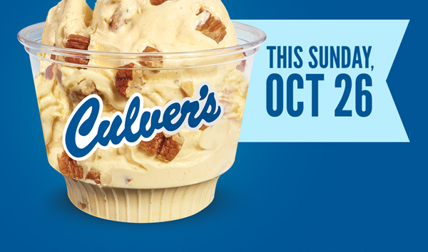 Don't forget - Naational Pumpkin Day is this Sunday, October 26! We'll be serving up our Pumpkin Pecan Flavor of the Day to help you celebrate the right way.