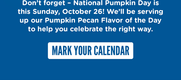 Mark Your Calendar!