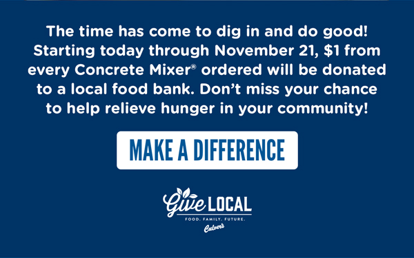 Make a difference and give local.