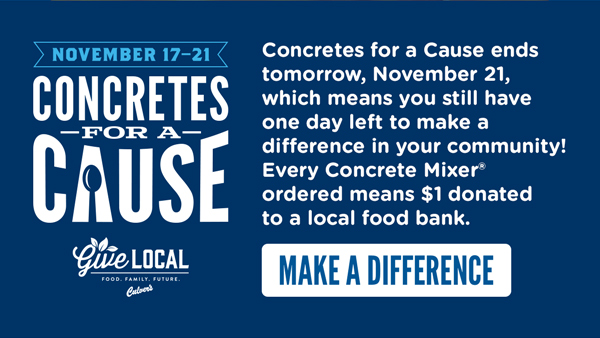 Make a difference and give local.
