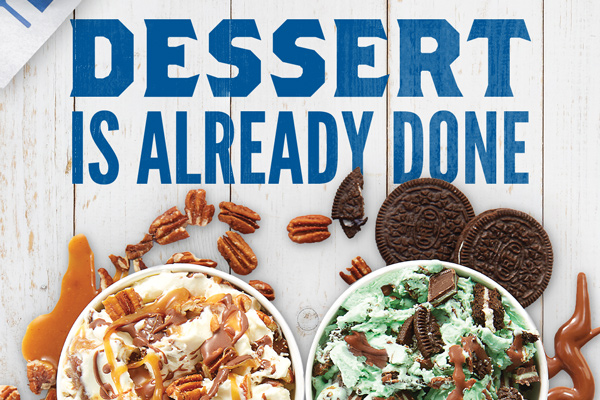 Dessert is already done.