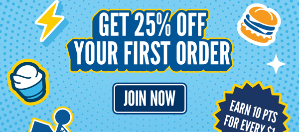Get 25% off your first order. Join now HERE