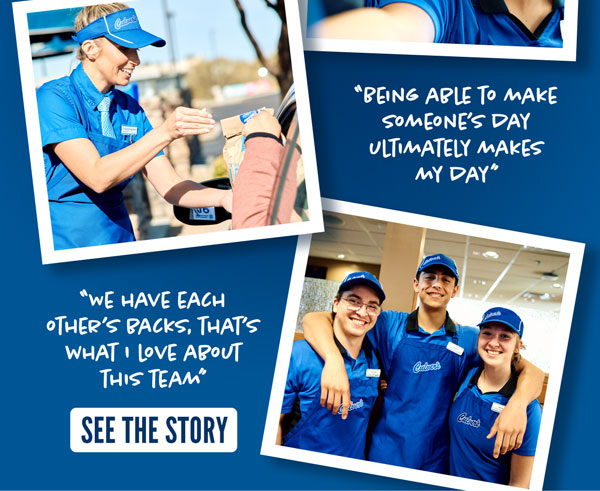 'It's really nice getting to work at a place you can call home.' 'Being able to make someone's day ultimately makes my day.' 'We have each other's backs, that's what I love about this team.' See the story!