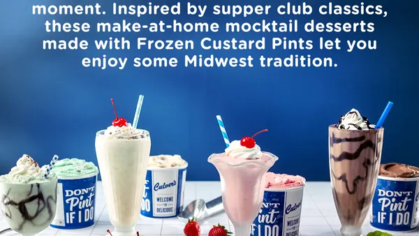 Wisconsin supper clubs are all about slowing down and turning a meal into a moment. Inspired by supper club classics, these make-at-home mocktail desserts with Frozen Custard Pints let you enjoy some Midwest tradition.