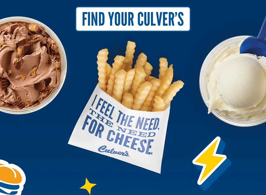 Find your Culver's.