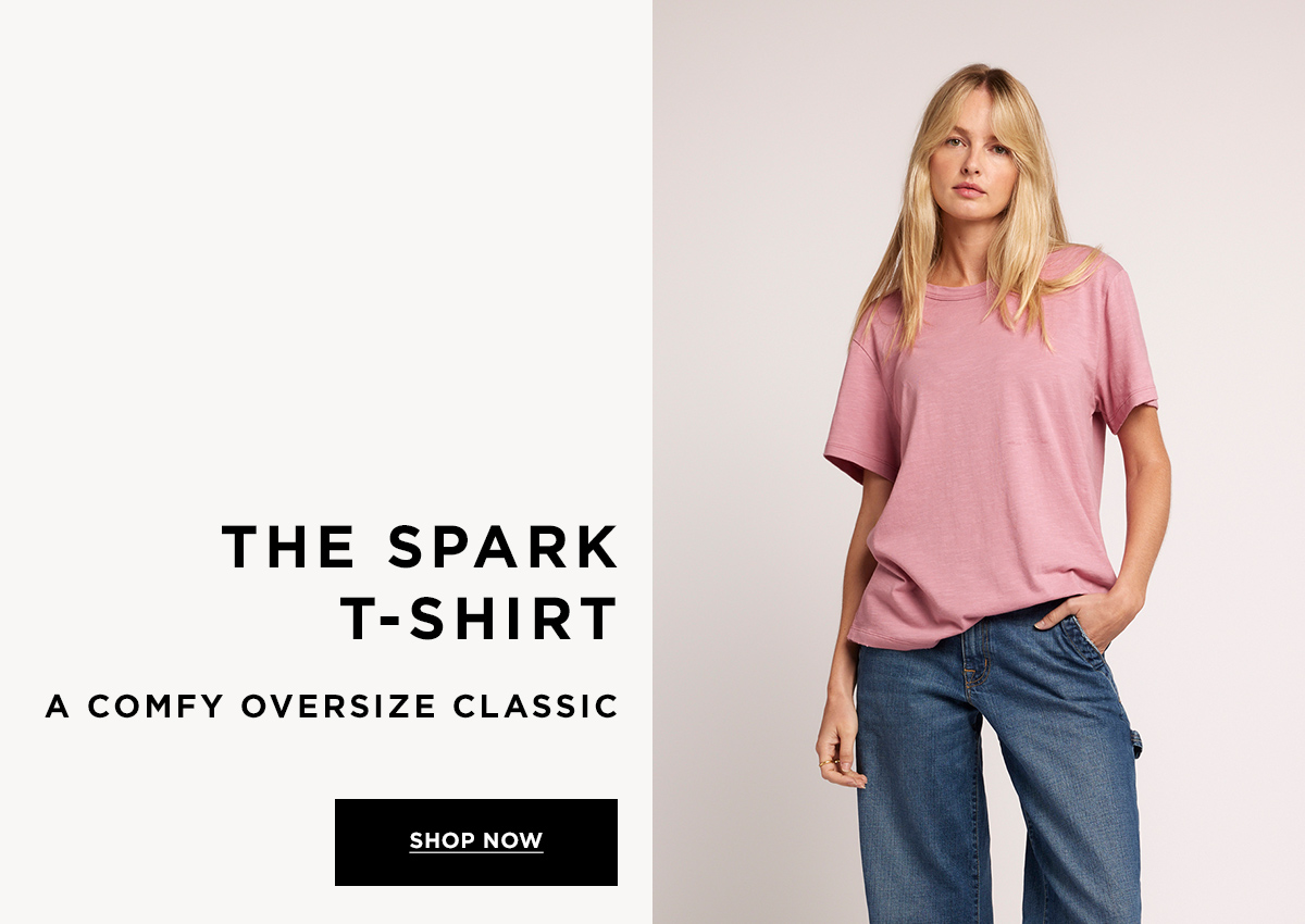 THE SPARK T-SHIRT A COMFY OVERSIZE CLASSIC  SHOP NOW
