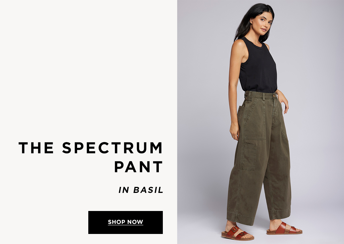 THE SPECTRUM PANT IN BASIL