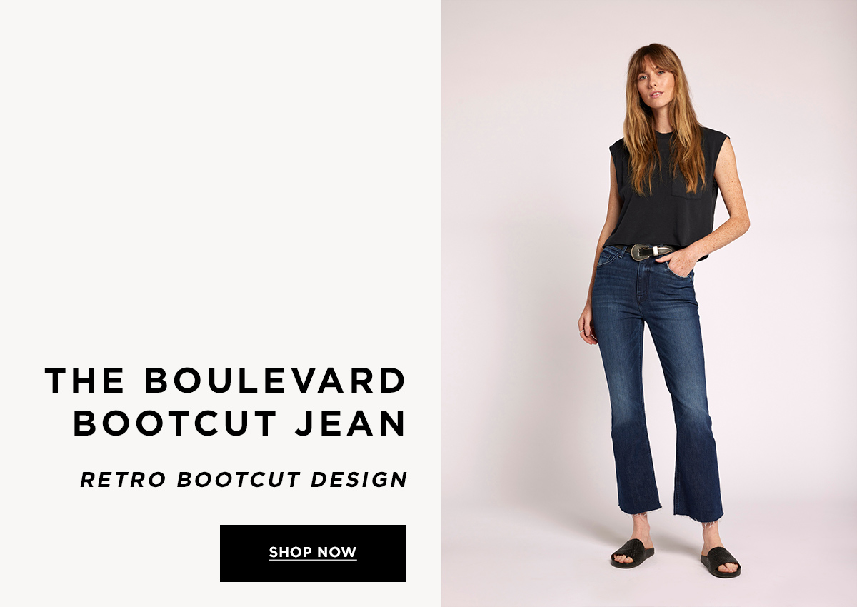 THE BOULEVARD BOOTCUT JEAN RETRO BOOTCUT DESIGN SHOP NOW
