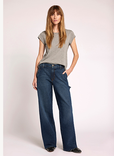 THE PAINTER WIDE LEG JEAN