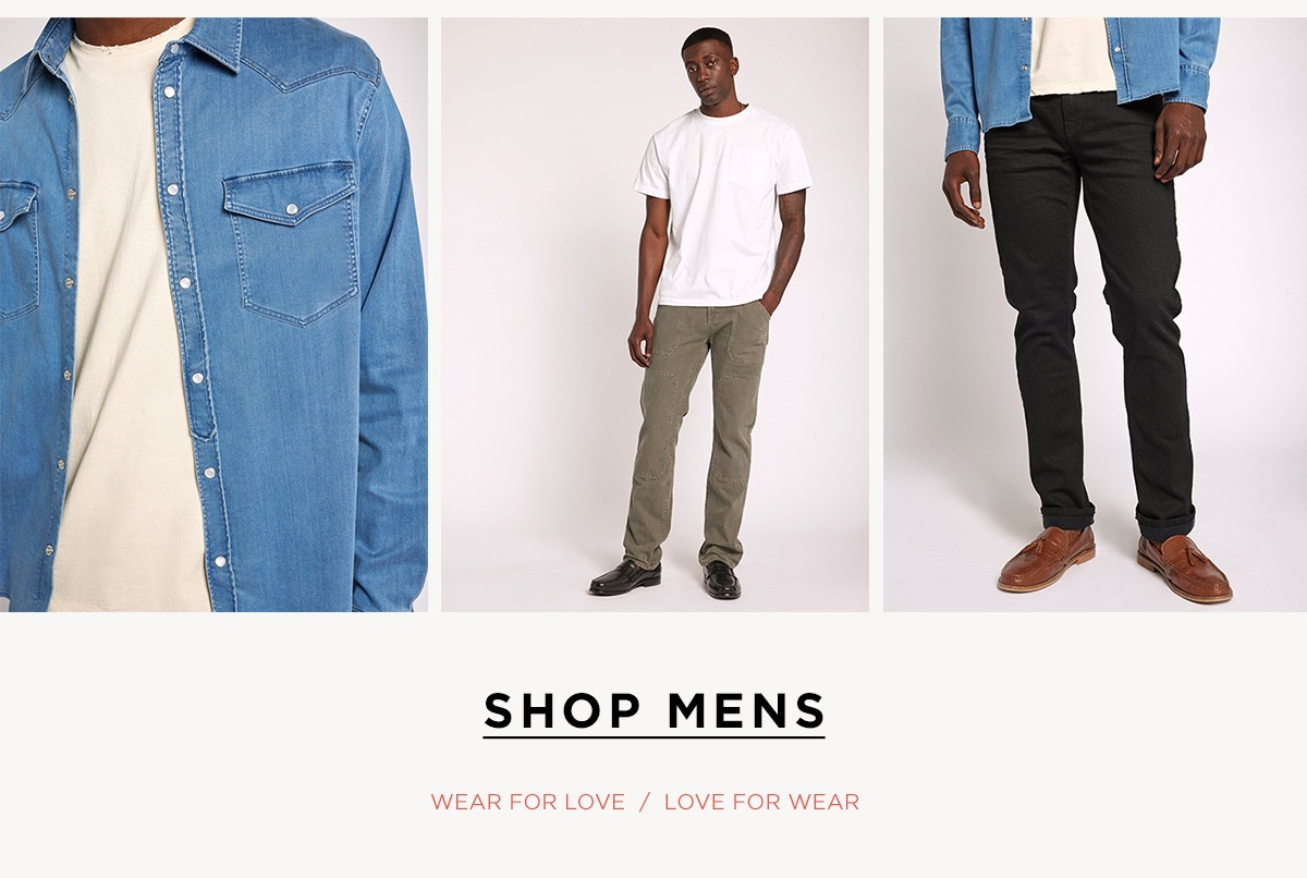 SHOP MEN'S  WEAR FOR LOVE / LOVE FOR WEAR