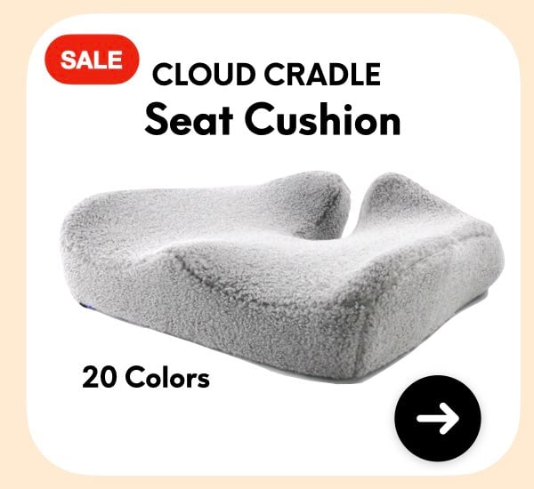 Seat Cushion Sherpa Grey