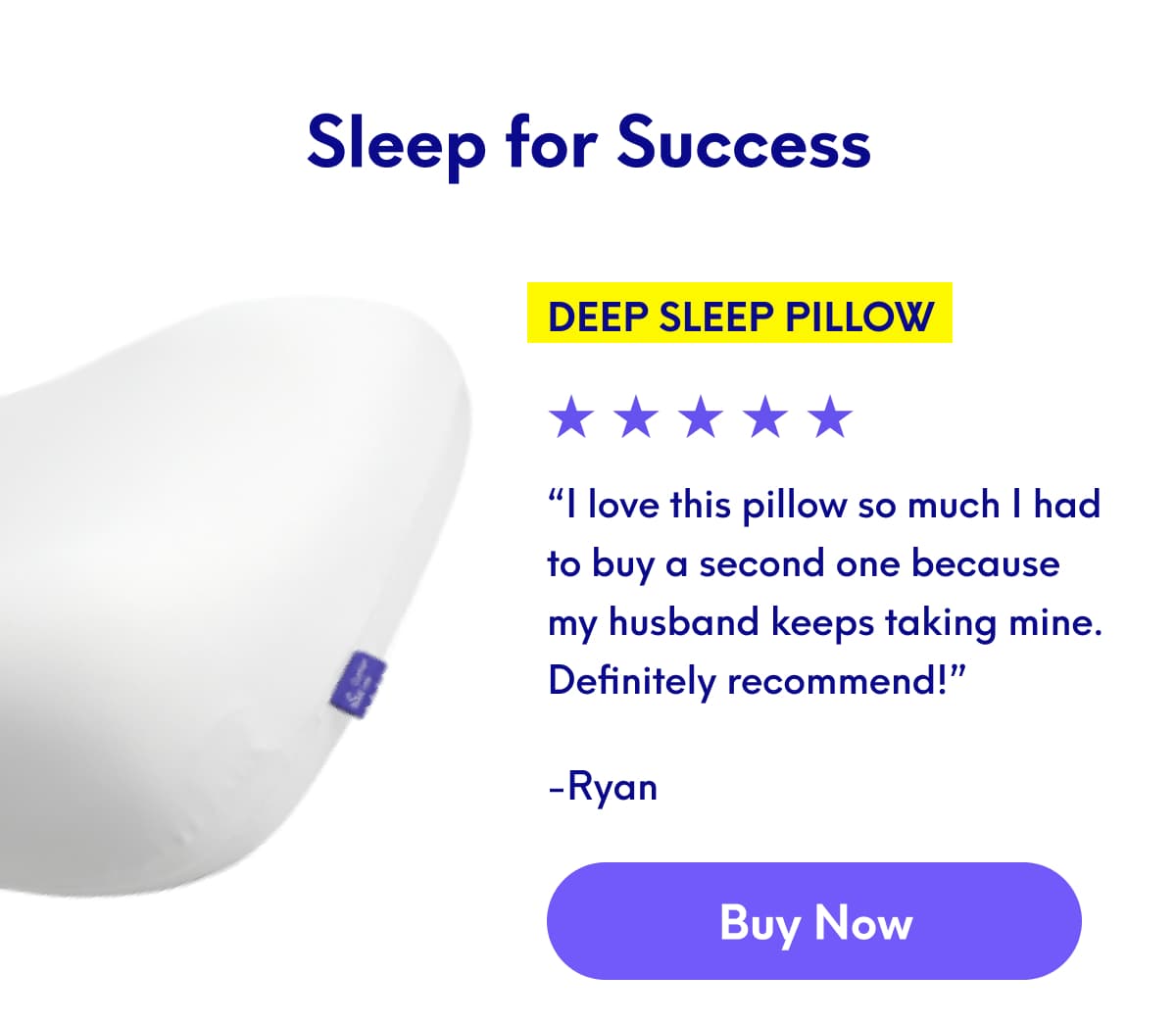 Deep Sleep Pillow | Buy Now