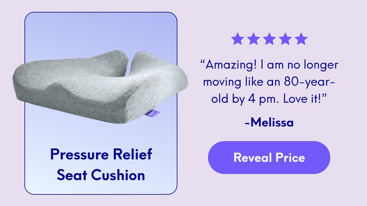 Pressure Relief Seat Cushion | Reveal Price