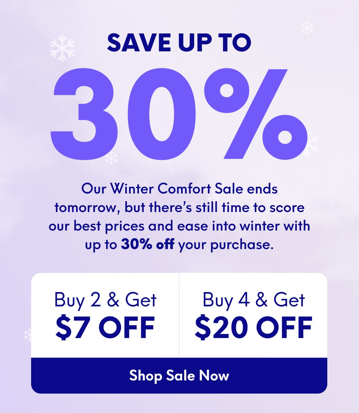 Save Up To 30% | Shop Sale Now