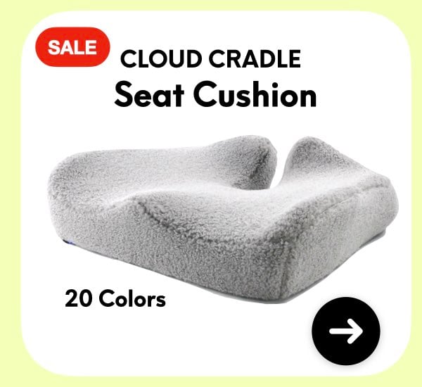 Seat Cushion Sherpa Grey