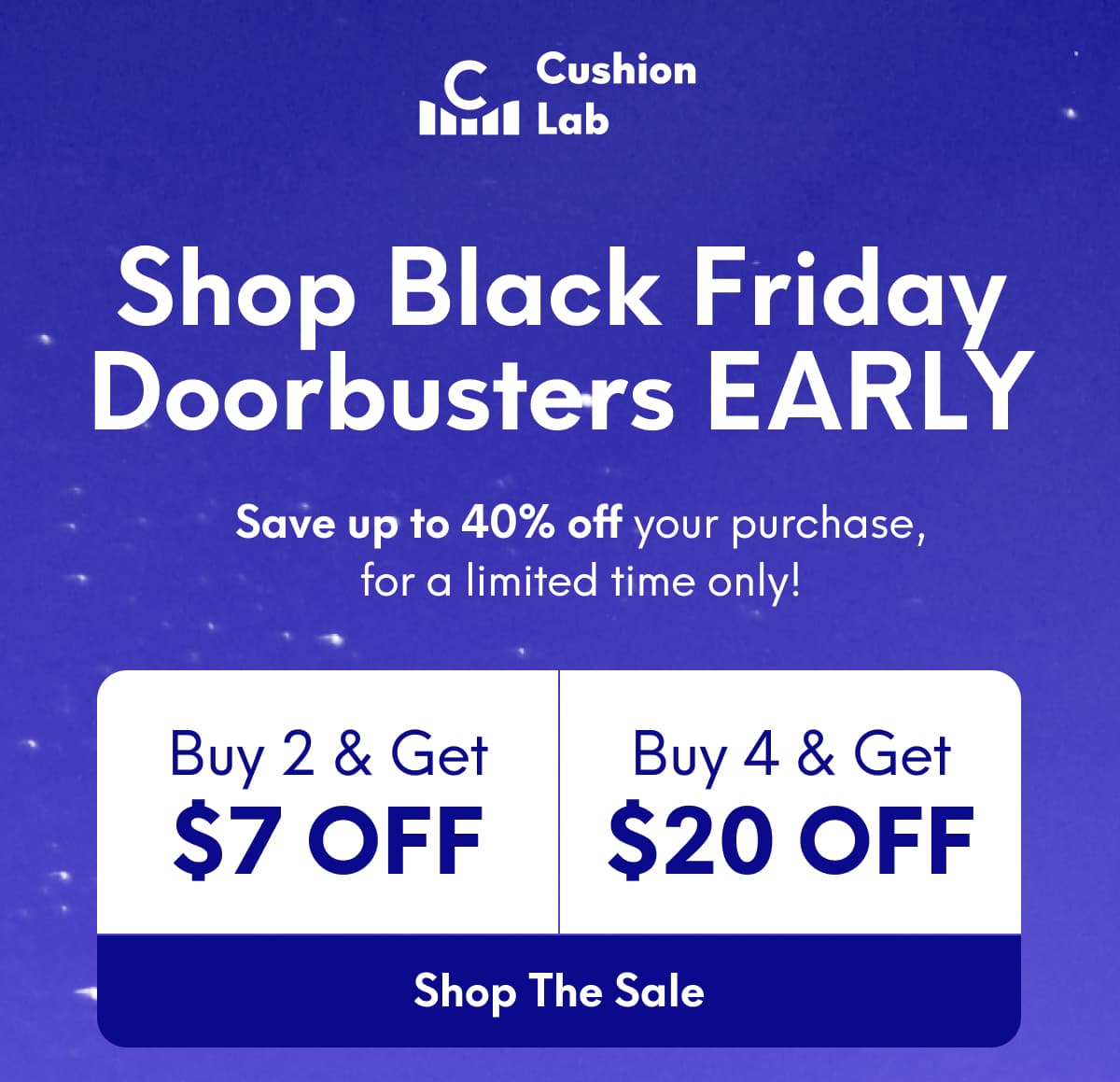 Shop Black Friday Doorbusters Early