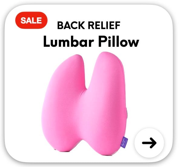 Lumbar Pillow Purple
