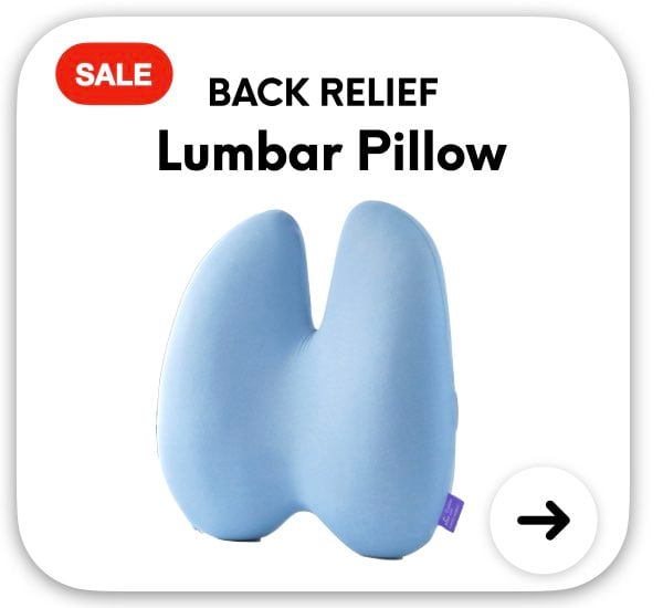 Lumbar Pillow Purple