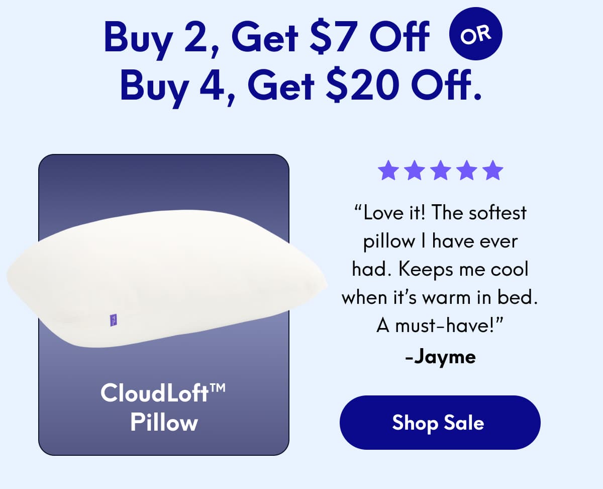 CloudLoft™ Pillow | [SHOP SALE]