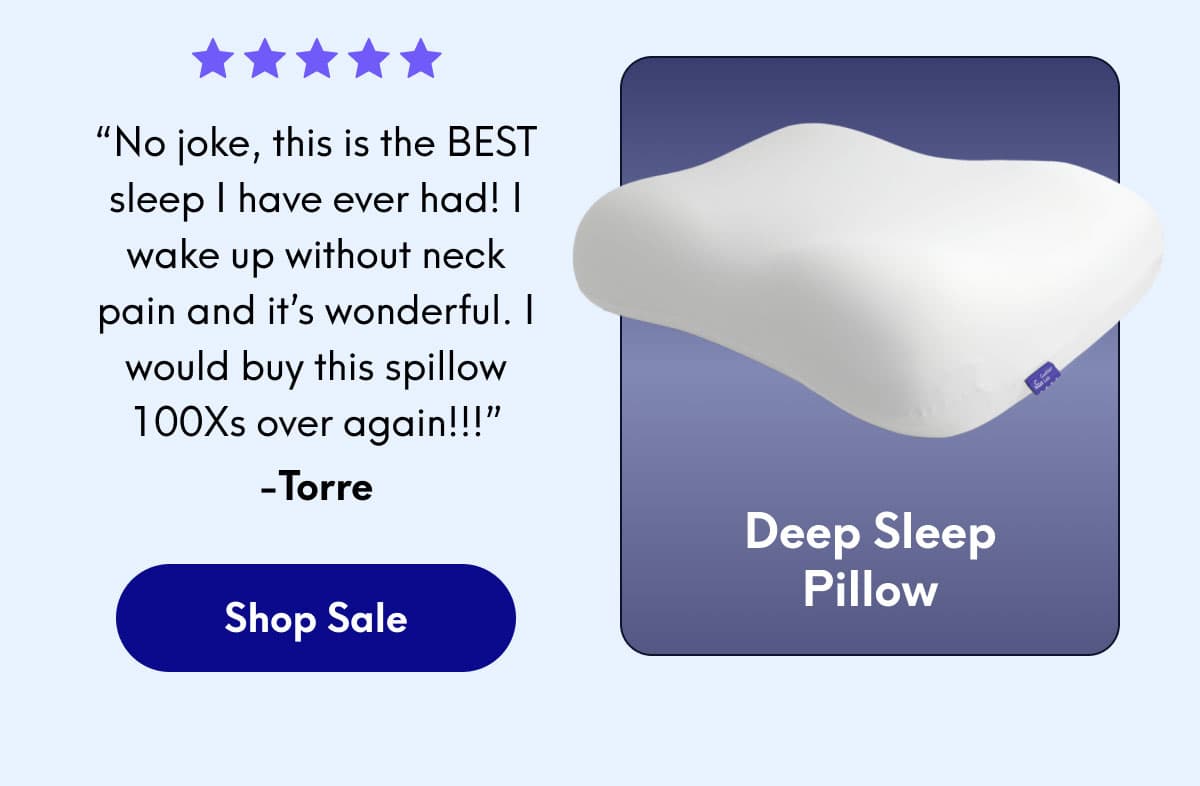 Deep Sleep Pillow | [SHOP SALE]