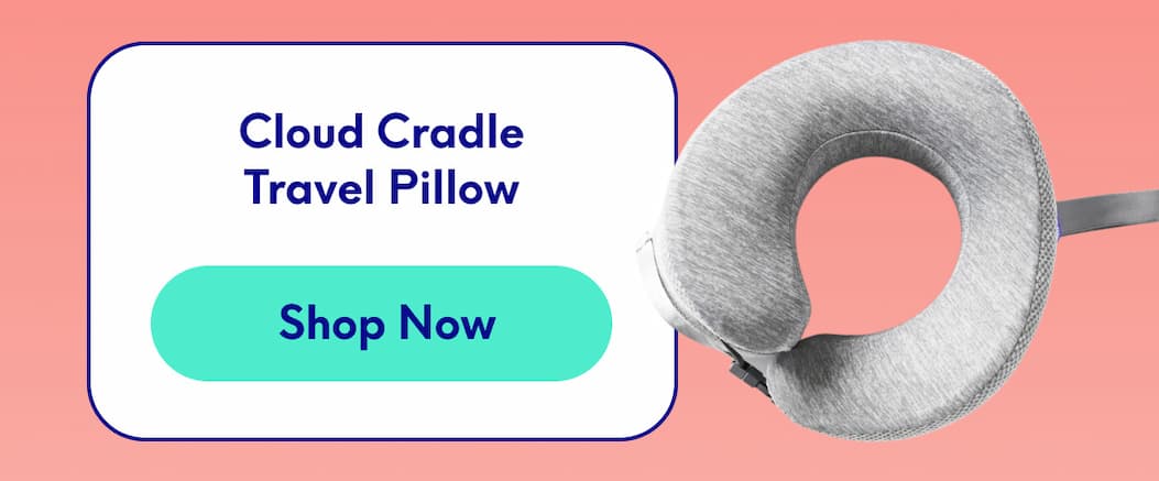 Cloud Cradle Travel Pillow | [SHOP NOW]