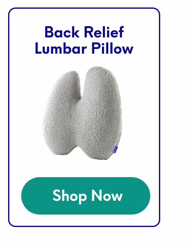 Back Relief Lumbar Pillow | [SHOP NOW]
