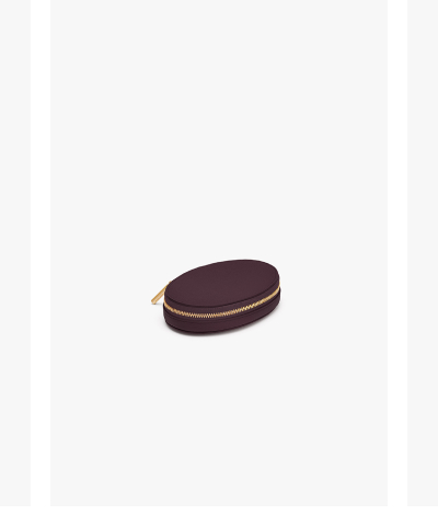 Travel Jewelry Case Plum
