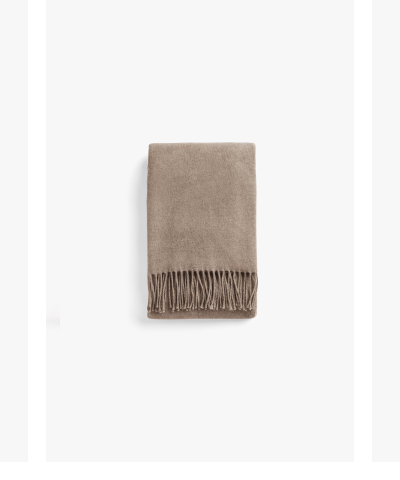 Recycled Cashmere Scarf Taupe