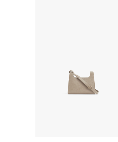 Mini Double Loop Bag Stone