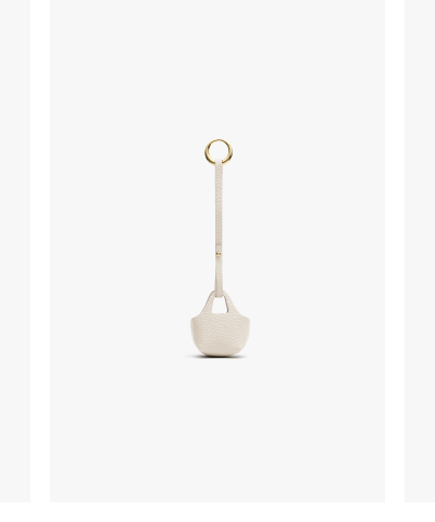 System Tote Charm Ecru