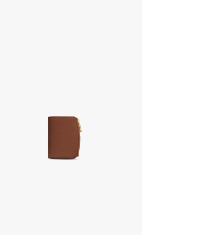 Fold Zip Wallet Dark Chestnut