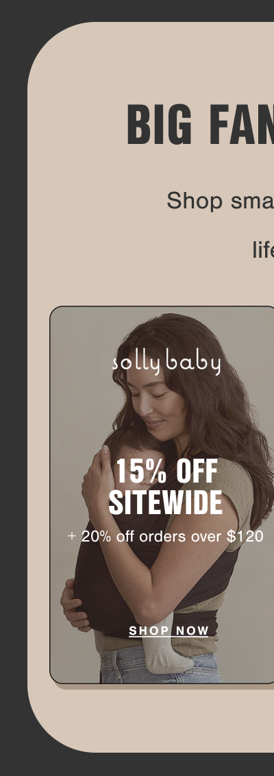 15% Off on Solly Baby.