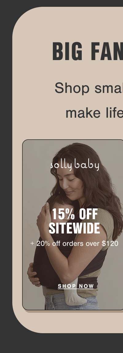 15% Off on Solly Baby.