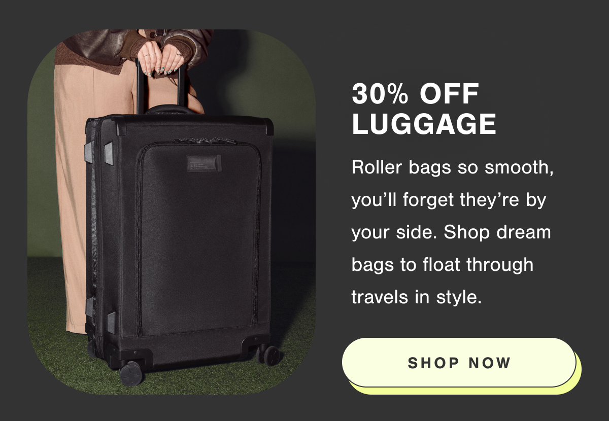 30% Off Luggage.