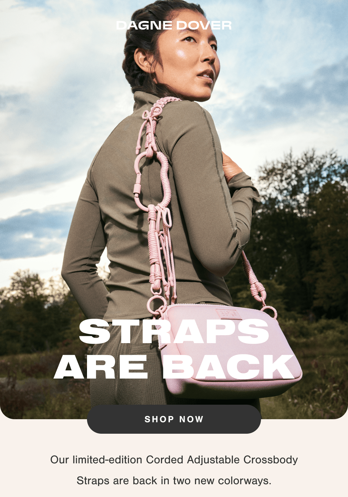 Our limited-edition Corded Adjustable Crossbody Straps are back in two new colorways. Shop now.