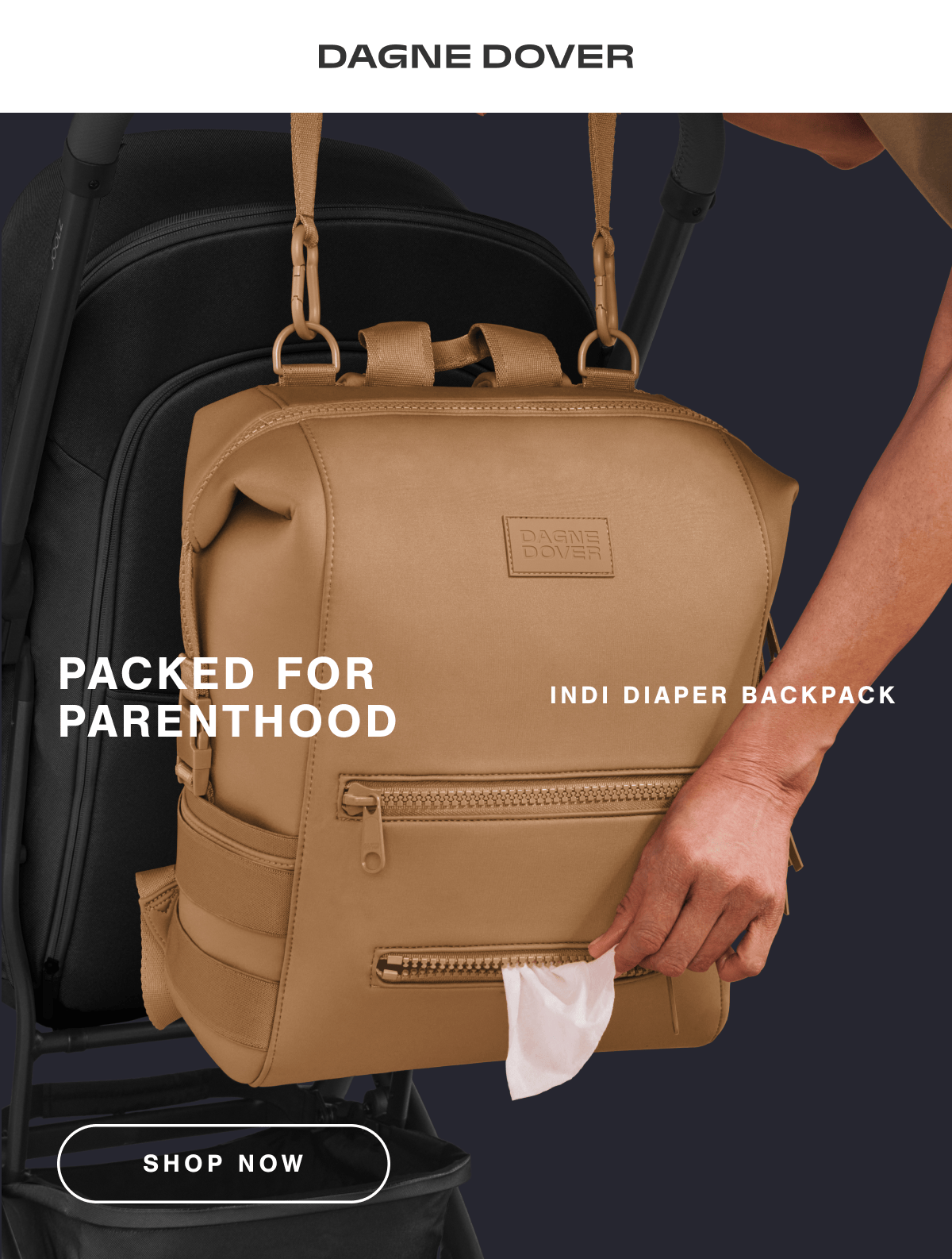 PACKED FOR PARENTHOOD. INDI BACKPACK.