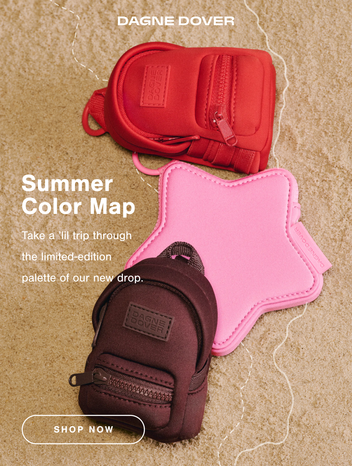 Summer Color Map. Take a ’lil trip through the limited-edition palette of our new drop.