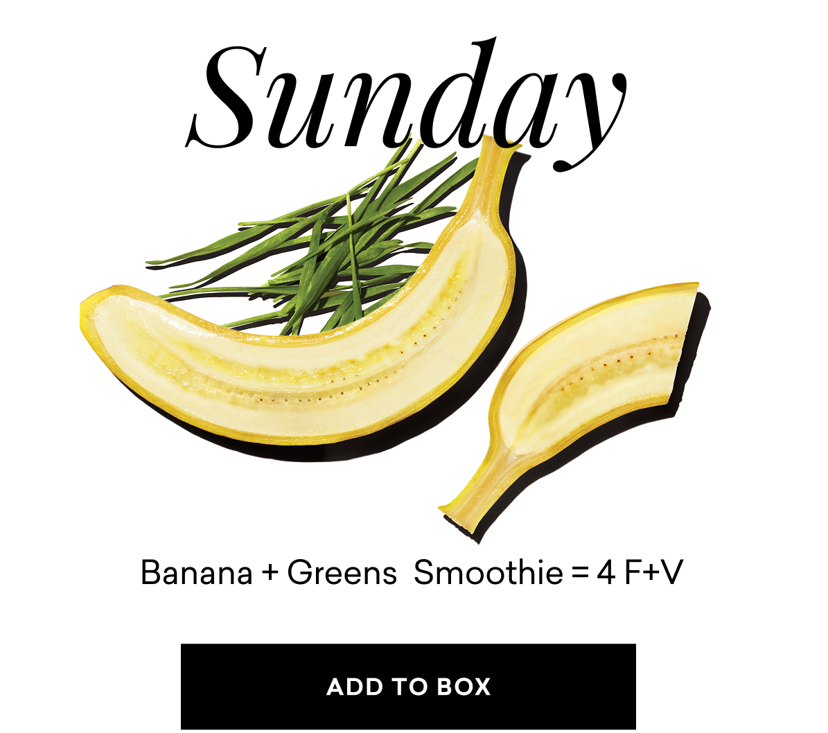 banana + greens