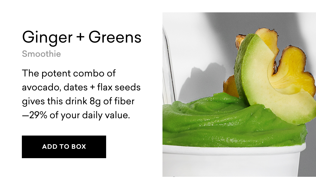 ginger + greens