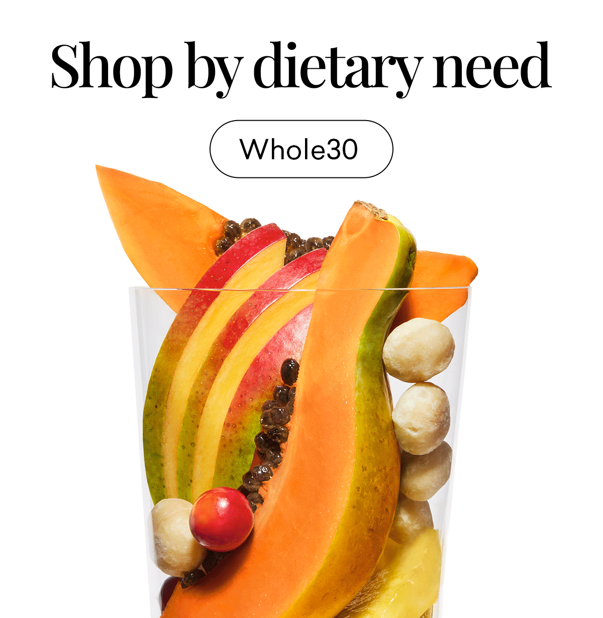 shop by dietary need