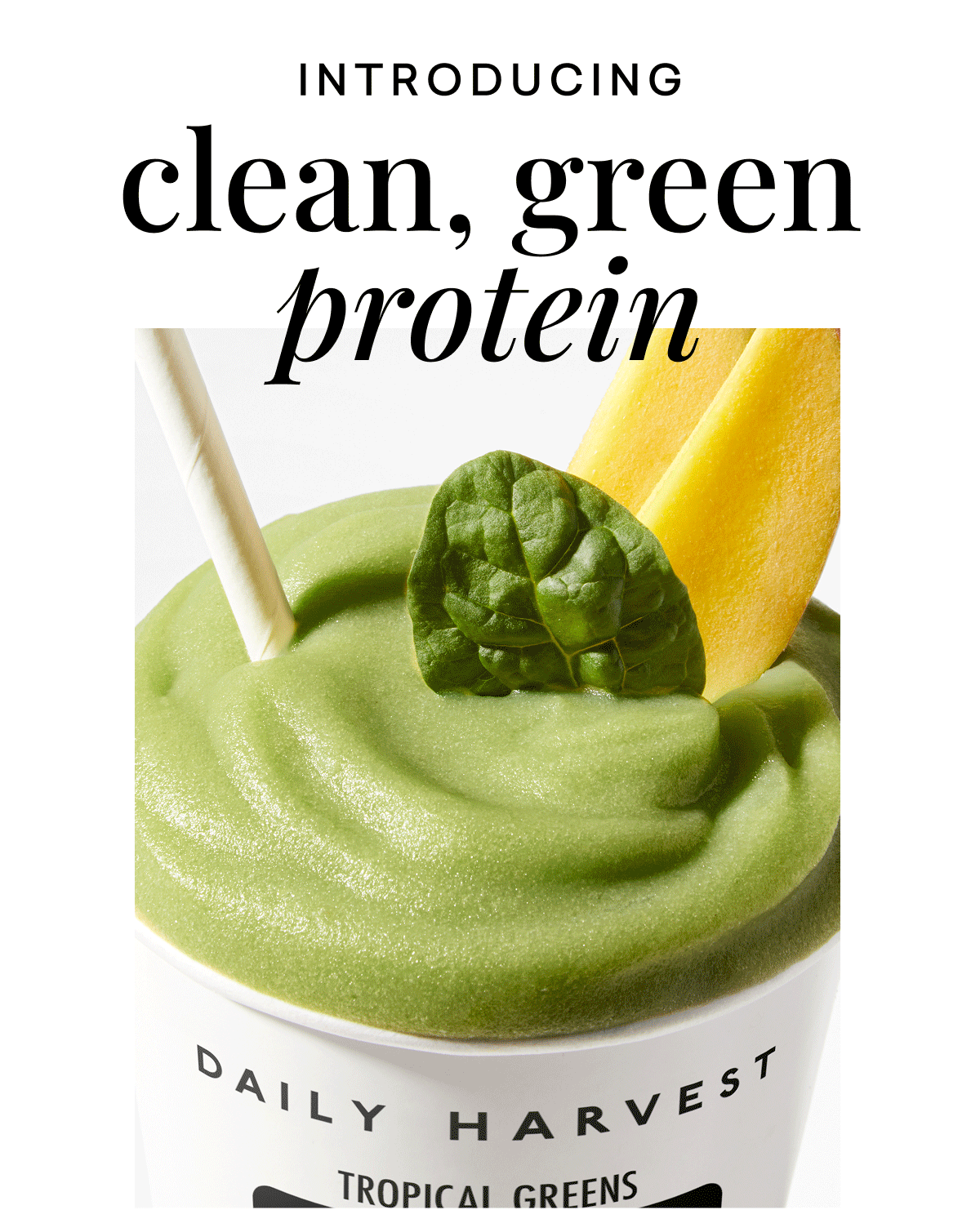Introducing clean, green protein