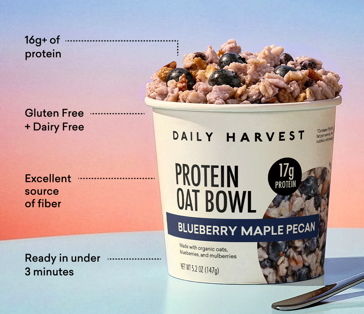 High Protein Oat Bowl GIF
