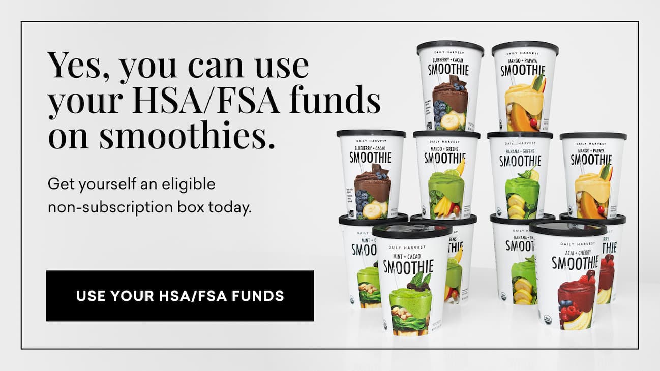Yes, you can use your HSA/FSA funds on smoothies.
